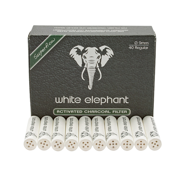 White Elephant Aktivkohlefilter - 40er Packung