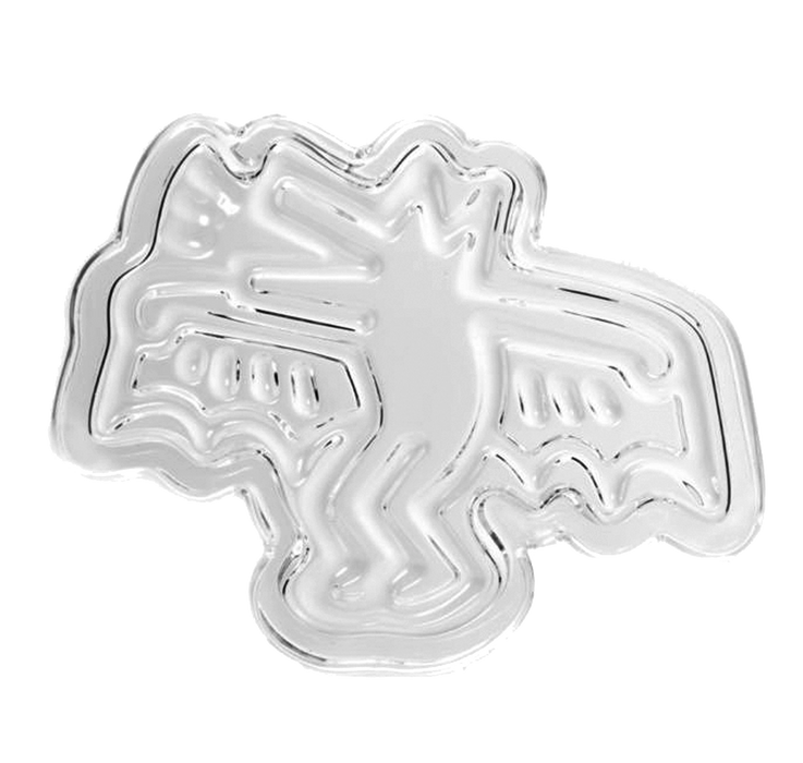 Dog Bat Crystal Glass Ashtray/Catchall by Keith Haring Limited
