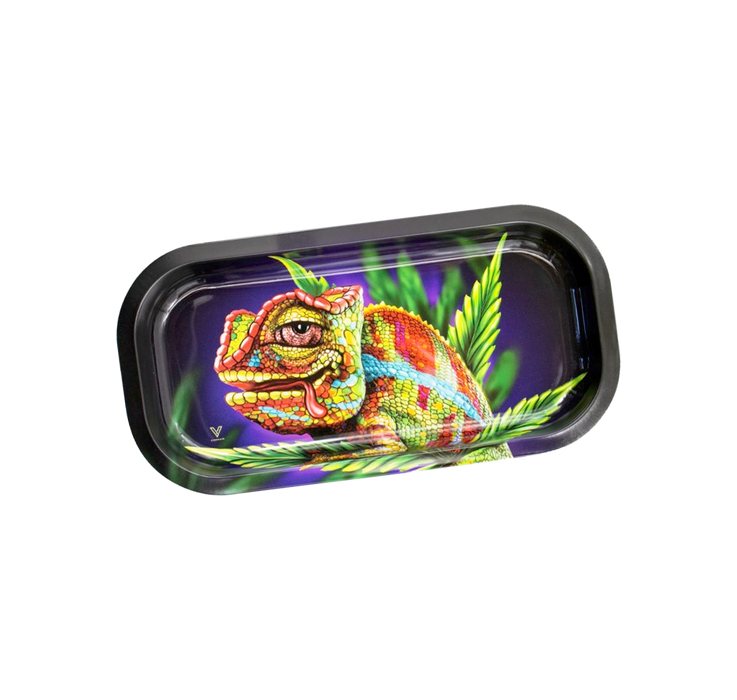 Stoned Chameleon- Rolling Tray Extra Small (20x10)