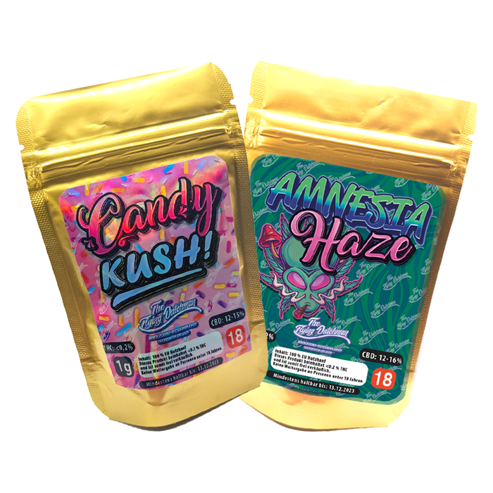 CBD Blüten Bundle Candy Kush & Amnesia Haze