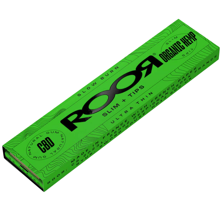 RooR CBD Paper - Organic Hemp inkl. Filter Tips