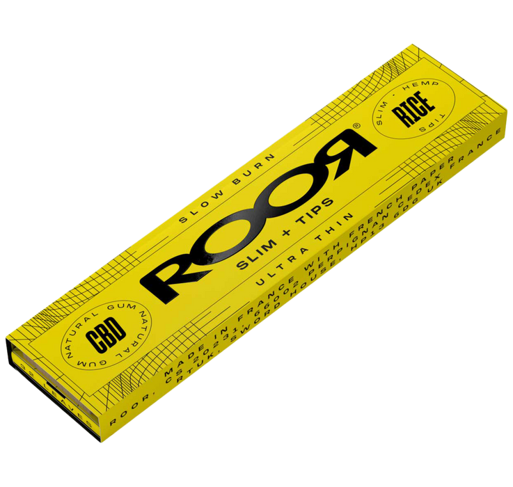 RooR CBD Paper - Rice Paper inkl. Filter Tips