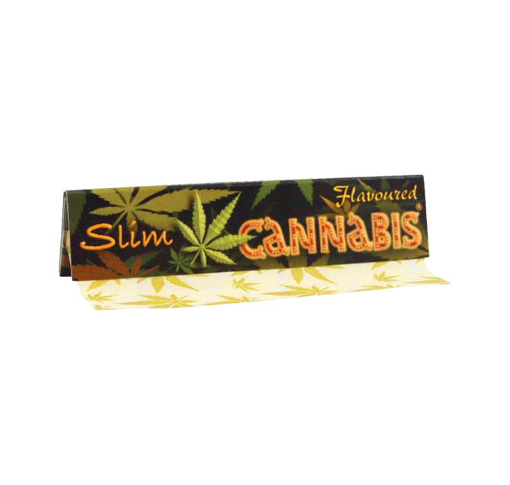 King Size Slim Paper - Cannabis Geschmack