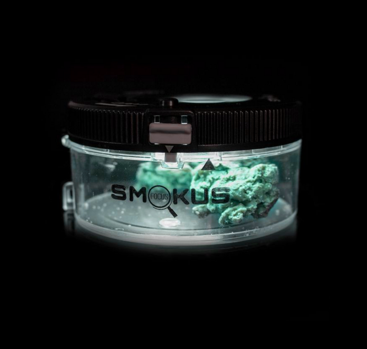Smokus Focus -Jetpack Black Illuminated Storage Jar