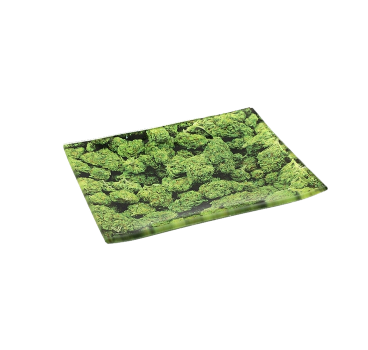 Glas Weed Rolling Tray (16x12cm)
