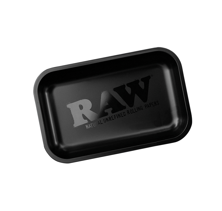 RAW Metal Rolling Tray Black Murdered "small"