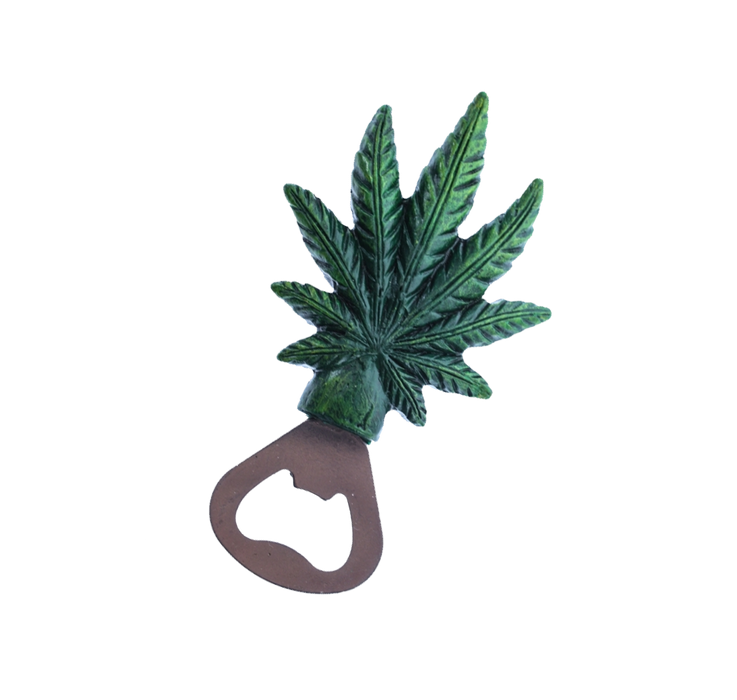 Cannabis bottle opener 